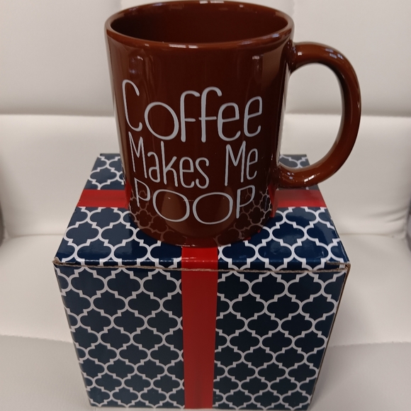 Other - Brown Coffee Cup With Funny Saying